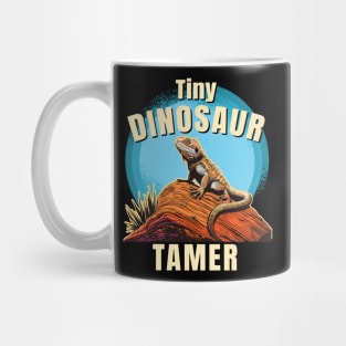 Fun Bearded Dragon Reptile Tiny Dinosaur Tamer Mug